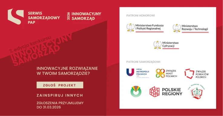 Trwa przyjmowanie zgłoszeń do konkursu Innowacyjny Samorząd 2026
