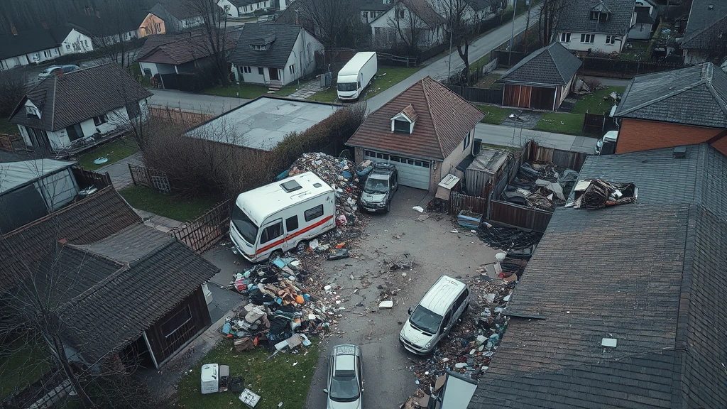 To nie fotomontaż. Śmieci 70-latka widać na zdjęciach satelitarnych