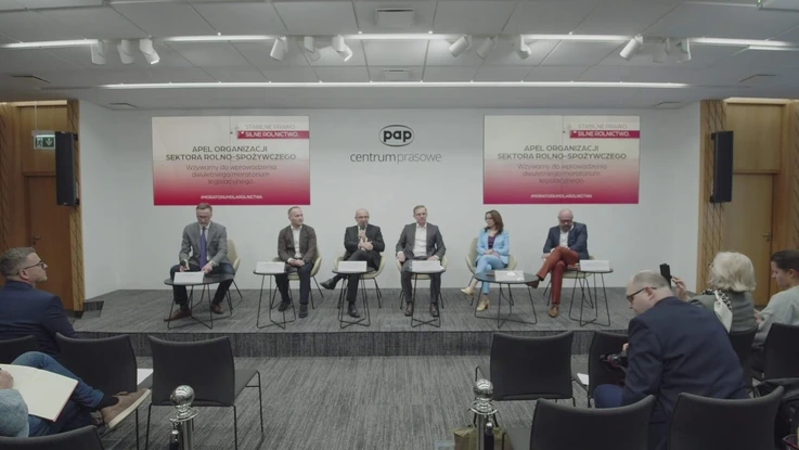 Konferencja prasowa pt. „Apel organizacji branżowych sektora rolno-spożywczego o wprowadzenie dwuletniego moratorium legislacyjnego”