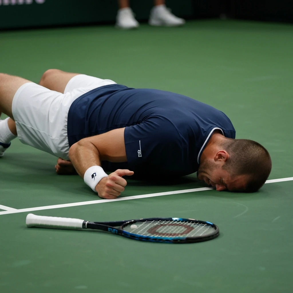 Sensacja w Indian Wells: Djoković pożegnał się z turniejem po blisko minutowej wymianie i bolesnej porażce