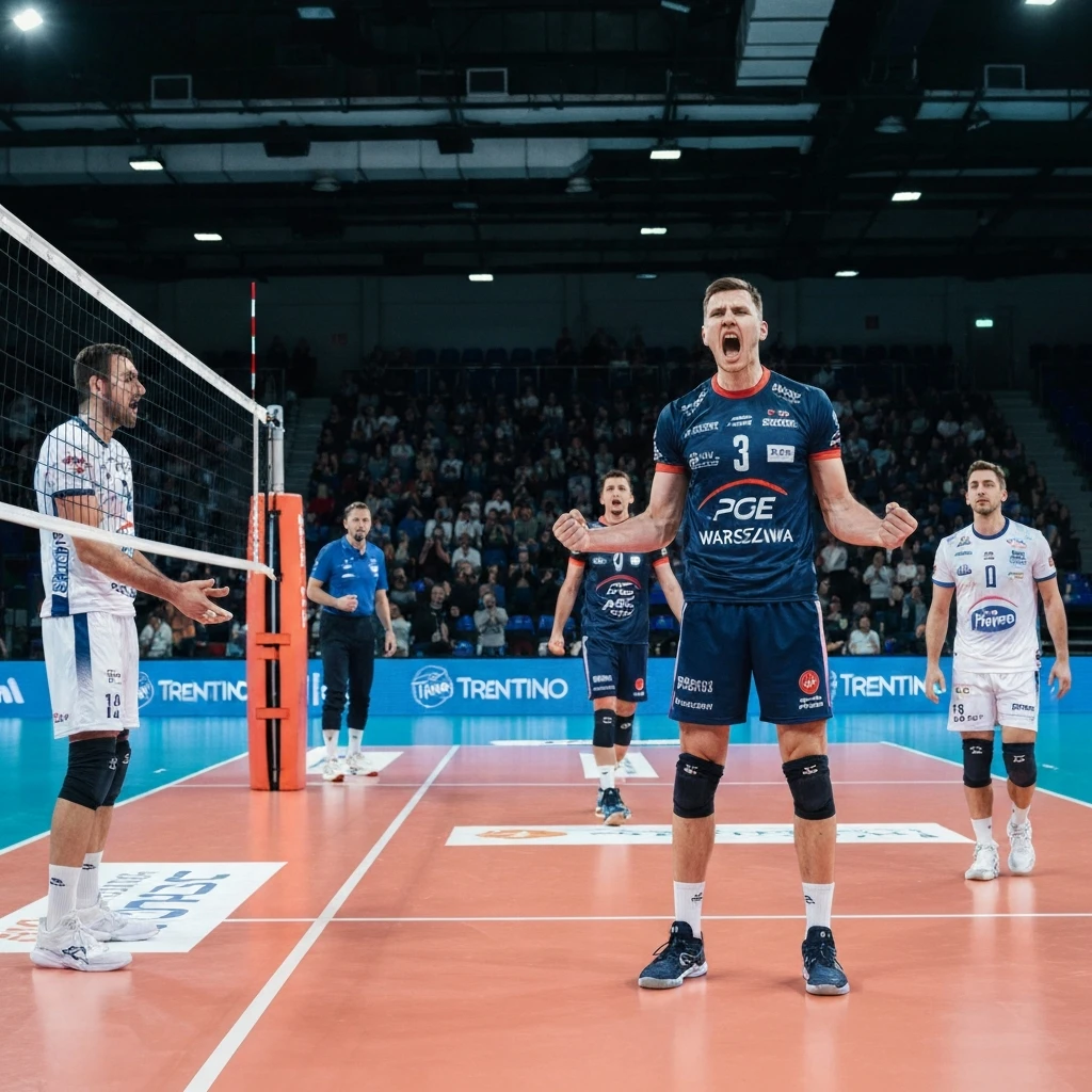 Warszawscy siatkarze wygrali w Lidze Mistrzów! Dramatyczna batalia i gorzkie rozczarowanie we Włoszech