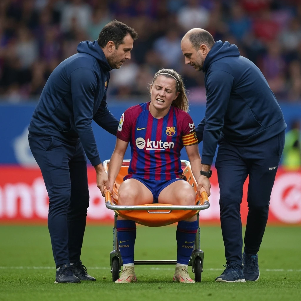 Kolejny cios dla polskiej talentki. Emilia Szymczak znów na noszach w Barcelonie