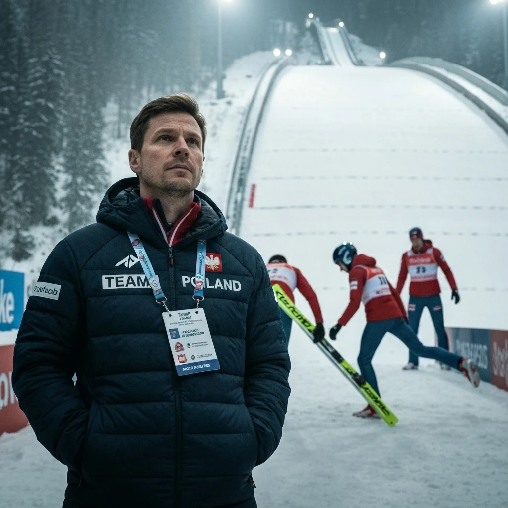 Maciej Maciusiak o starcie w Vikersund: "Myślałem, że w ogóle nie pojedziemy"