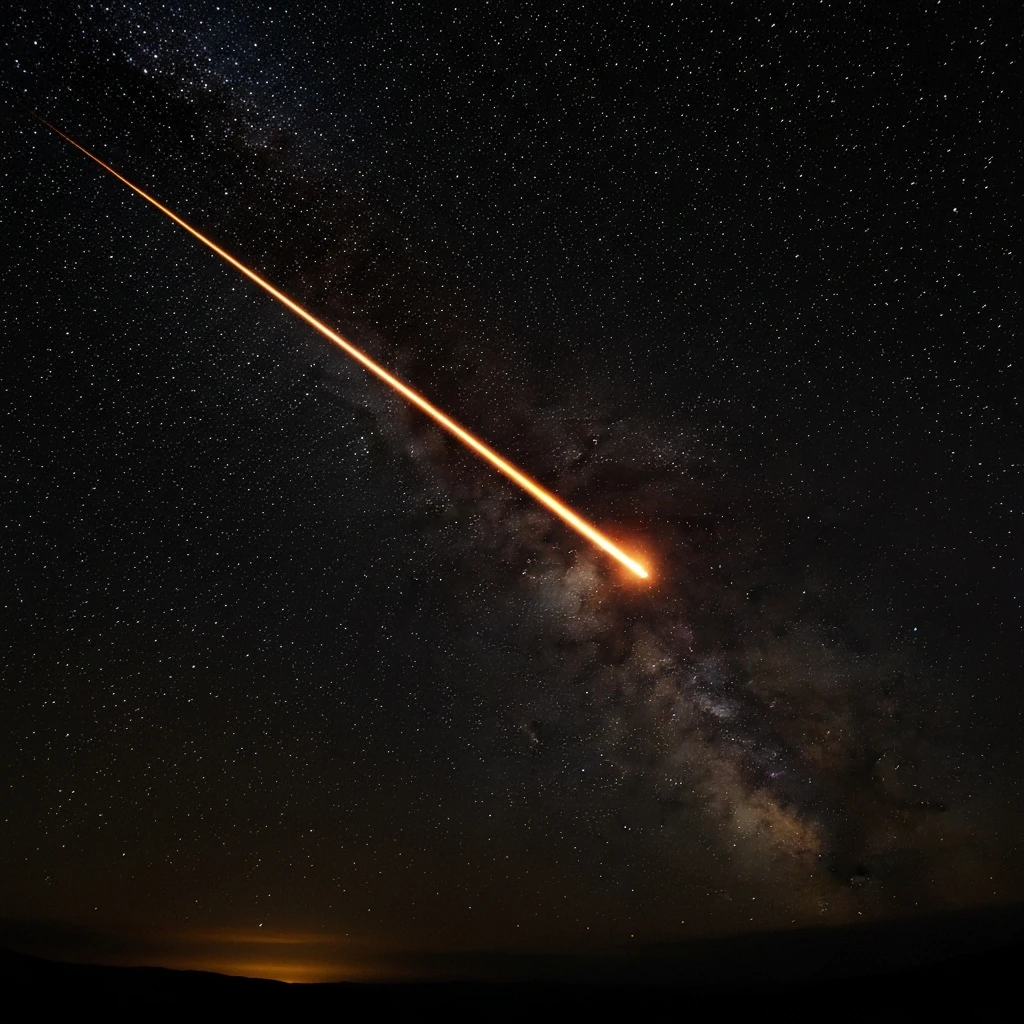 Niezwykły "ognisty pocisk" rozświetlił nocne niebo nad Mazowszem. Zobacz nagranie!
