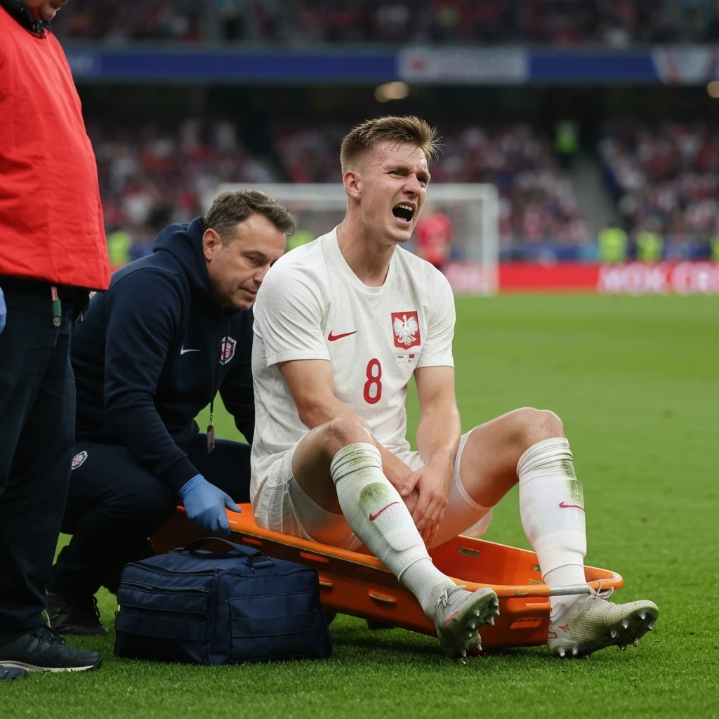 Fatalne wieści dla reprezentacji Polski! Kluczowy napastnik wypada tuż przed barażami