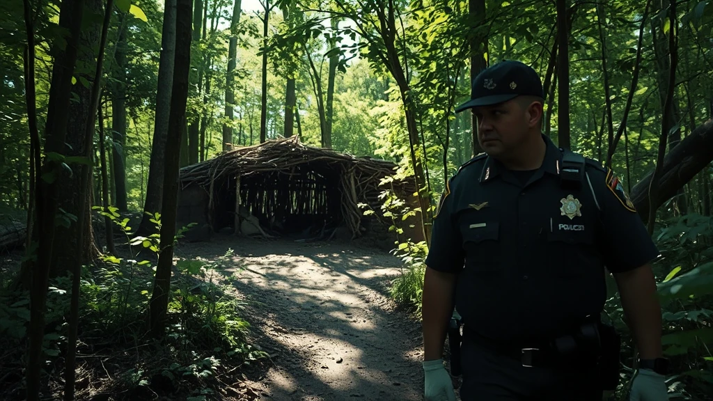 Zaginiony od stycznia 37-latek odnaleziony w leśnej ziemiance. Miał 2,5 promila alkoholu