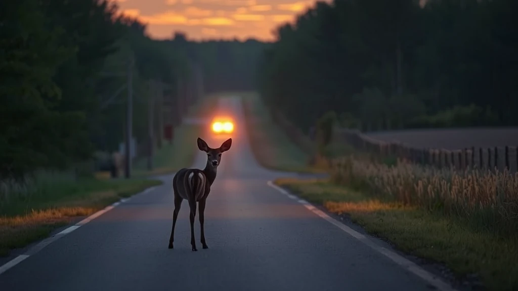 Dzika zwierzyna na drogach powiatu sochaczewskiego – seria potrąceń w krótkim czasie