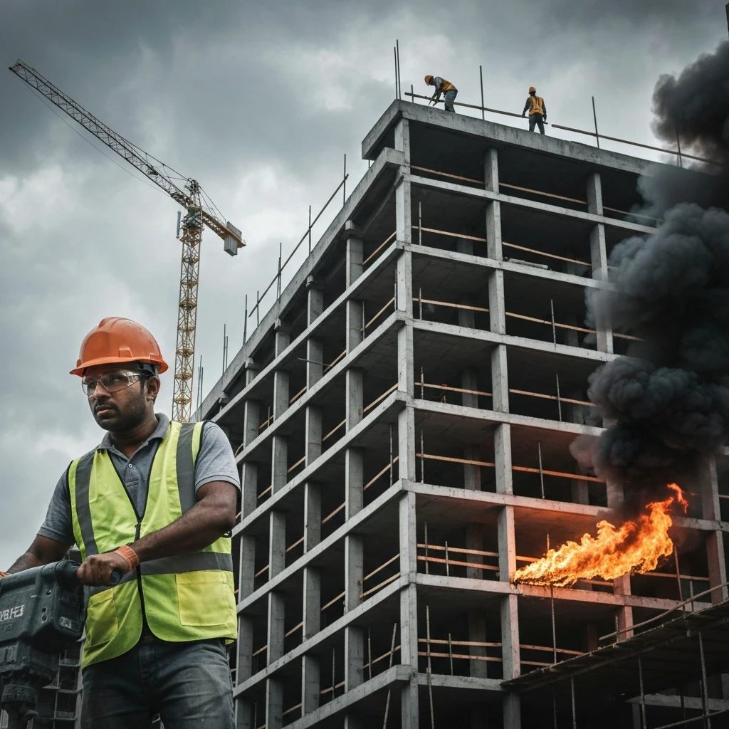 Pożar na Białołęce. Kłęby dymu widoczne nawet z centrum Warszawy