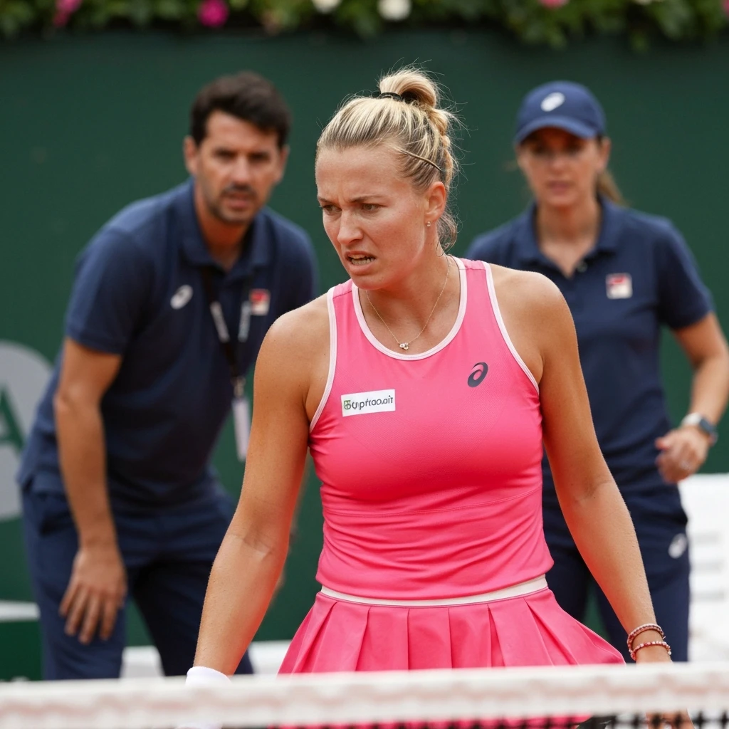 Iga Świątek pod presją. Sztab tenisistki nie szczędził ostrych słów podczas meczu