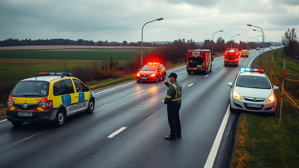 Tragiczny wypadek na DK 50 w Janowie. Droga całkowicie zablokowana!