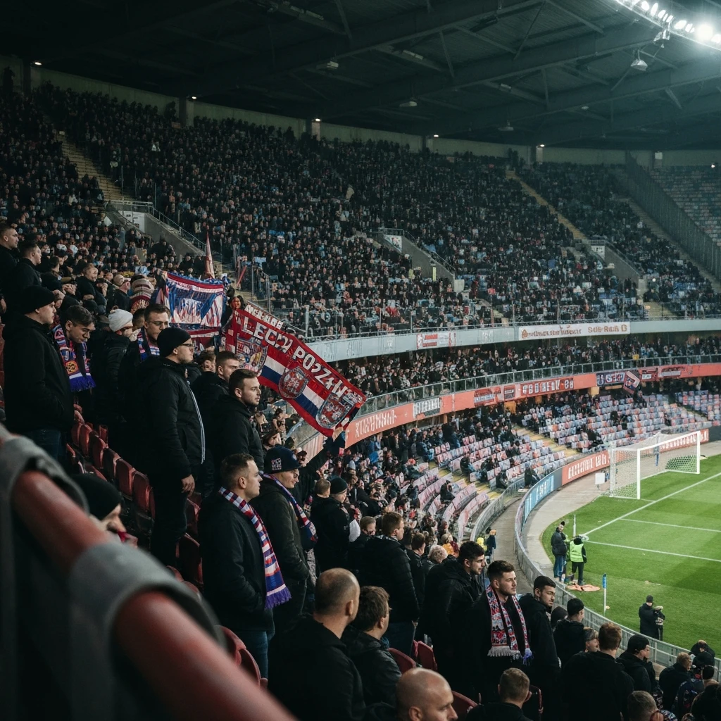 Skandal w Krakowie: Kibice Lecha Poznań obrażają Ukraińców podczas meczu Szachtara