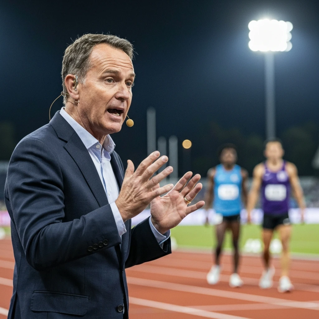 Niespodziewana wpadka na żywo. Przemysław Babiarz pomylił medalistę Halowych Mistrzostw Świata