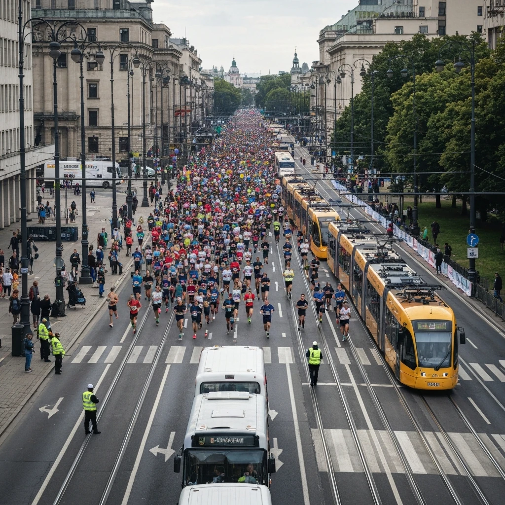 Warszawa w rytmie biegu! Półmaraton sparaliżuje ruch – sprawdź zmiany
