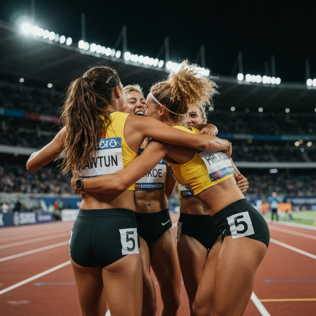 Niesamowity finisz Justyny Święty-Ersetic! Polskie "Aniołki" zdominowały półfinał sztafety