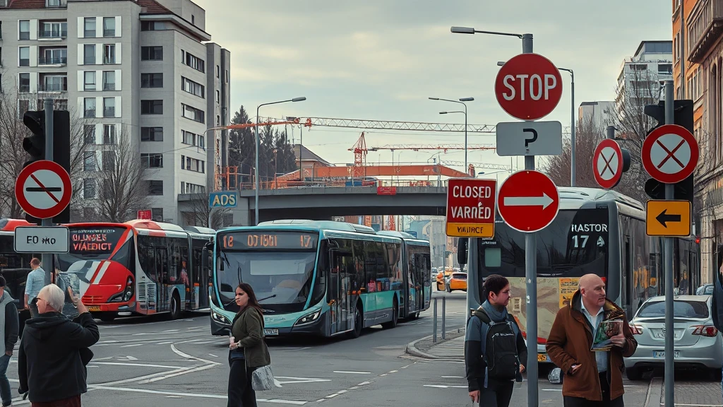 Uwaga Pasażerowie! Wiadukt na Piłsudskiego zamknięty – rewolucja w komunikacji miejskiej Sosnowca!