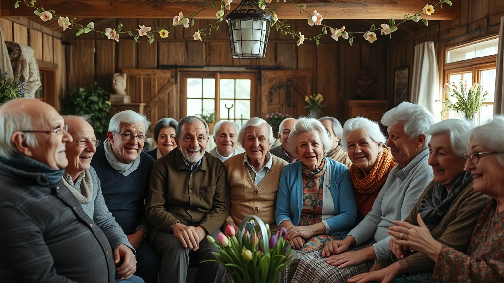 Wielkanocne Spotkanie Seniorów w Rybnie: Seniorzy Razem Świętują nadchodzące Święta