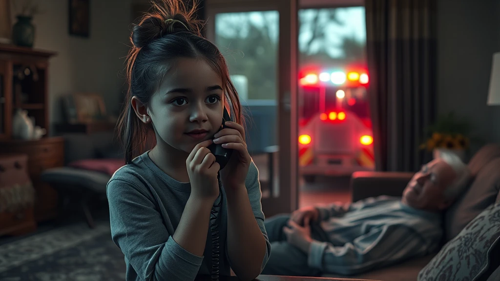 Dziewięciolatka bohaterką: Spokojna reakcja uratowała życie dziadka w Zatorze!