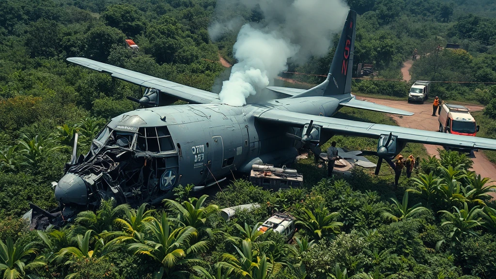 Tragiczny wypadek wojskowego samolotu w Kolumbii. Na pokładzie było 125 osób
