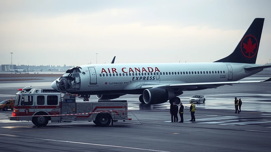 Tragedia na lotnisku LaGuardia: Samolot Air Canada zderzył się z wozem strażackim, są ofiary śmiertelne.