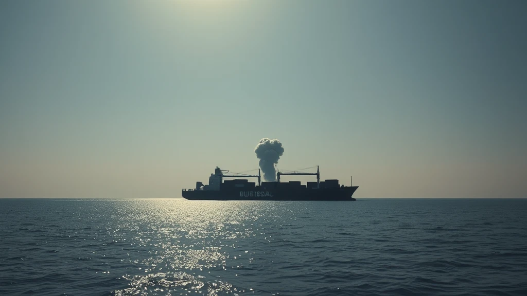 Niepokojące zdarzenie w cieśninie Ormuz. Eksplozja pocisku w pobliżu masowca.