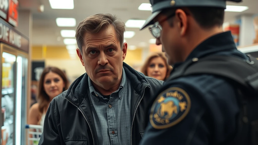 Brwinów: 40-latek zatrzymany za kradzież kawy i odepchnięcie klientki. Grozi mu więzienie!