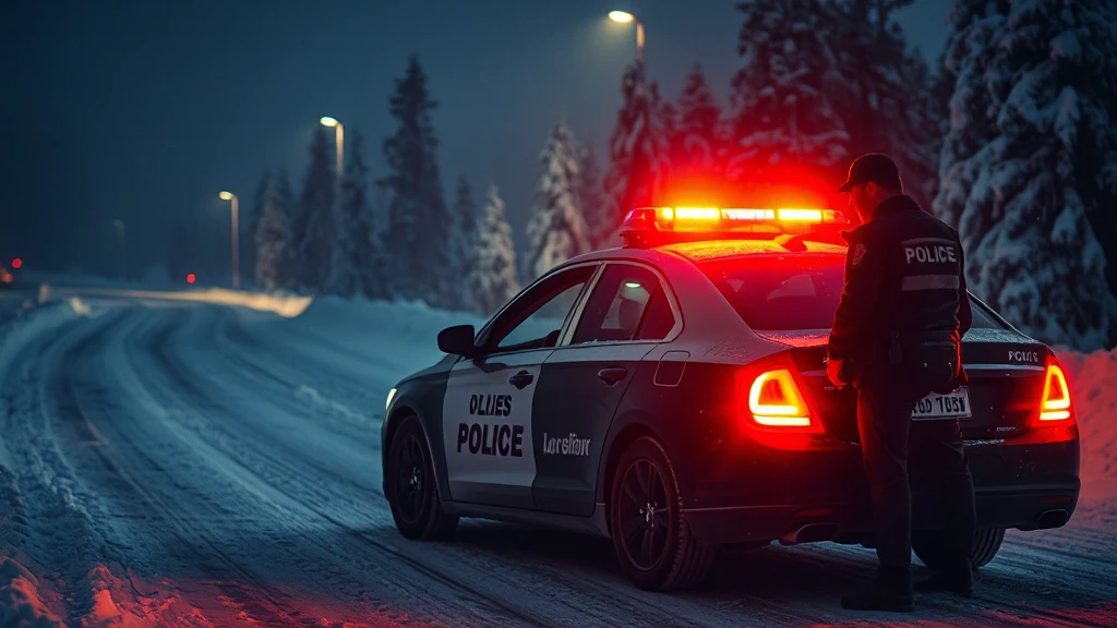 Zimowe pułapki na drogach: Trzech pijanych kierowców zatrzymanych w powiecie grodziskim