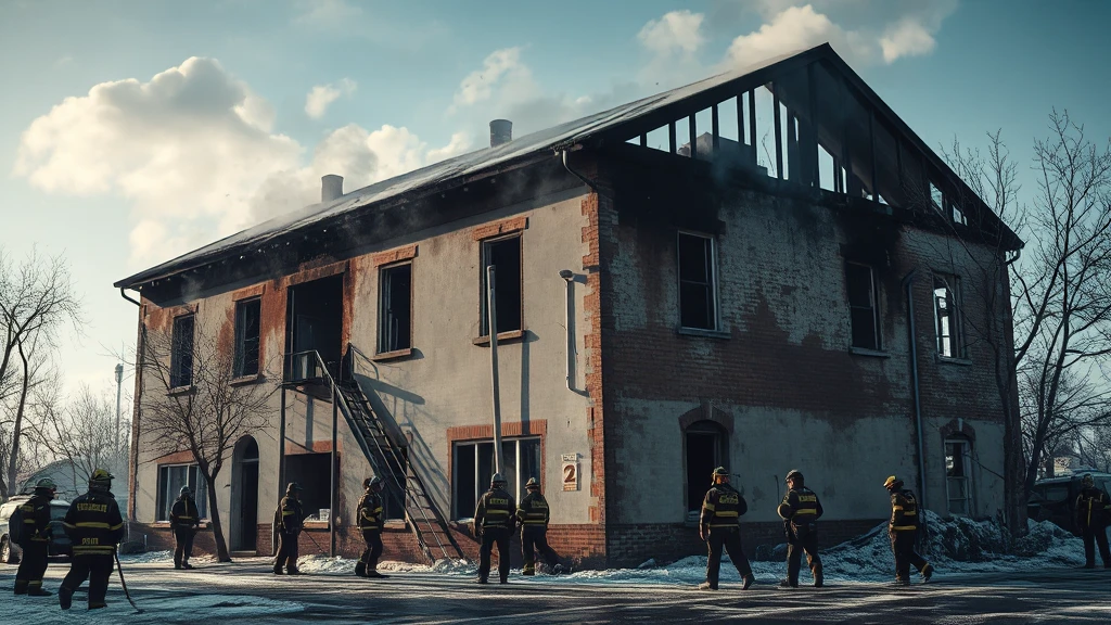 Pożar Monaru w Budach Zosinych: 16 osób ewakuowanych, budynek do odbudowy. Rusza zbiórka pieniędzy!