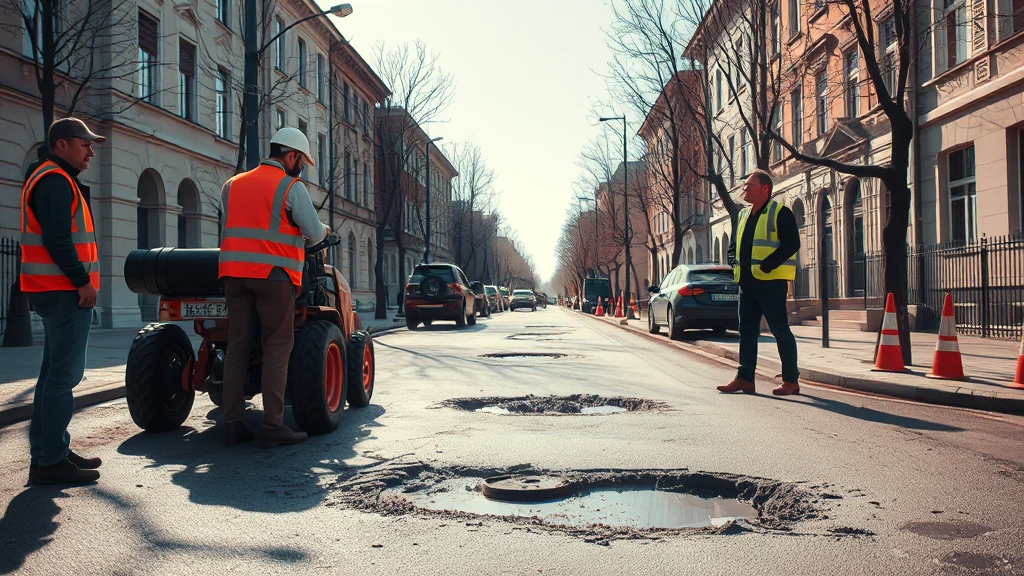 Grodzisk Mazowiecki wchodzi w wiosnę z nową energią: Ruszyły masowe naprawy dróg po zimie!