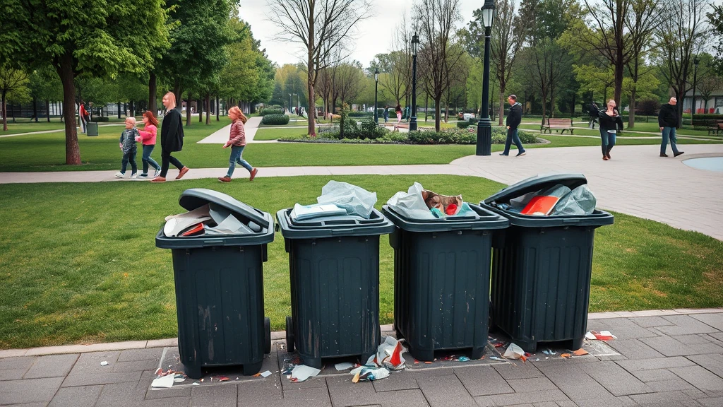 Brwinów tonie w śmieciach: Kosze przepełnione, kary nie odstraszają. Co dalej?