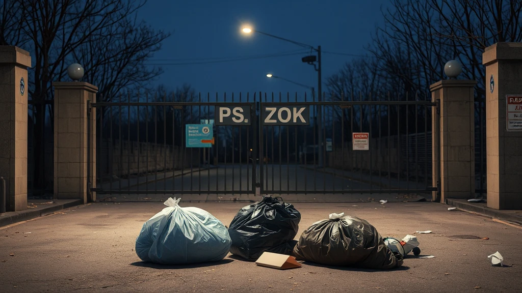 Śmieci pod bramą PSZOK w Regułach? Gmina Michałowice zapowiada kary!