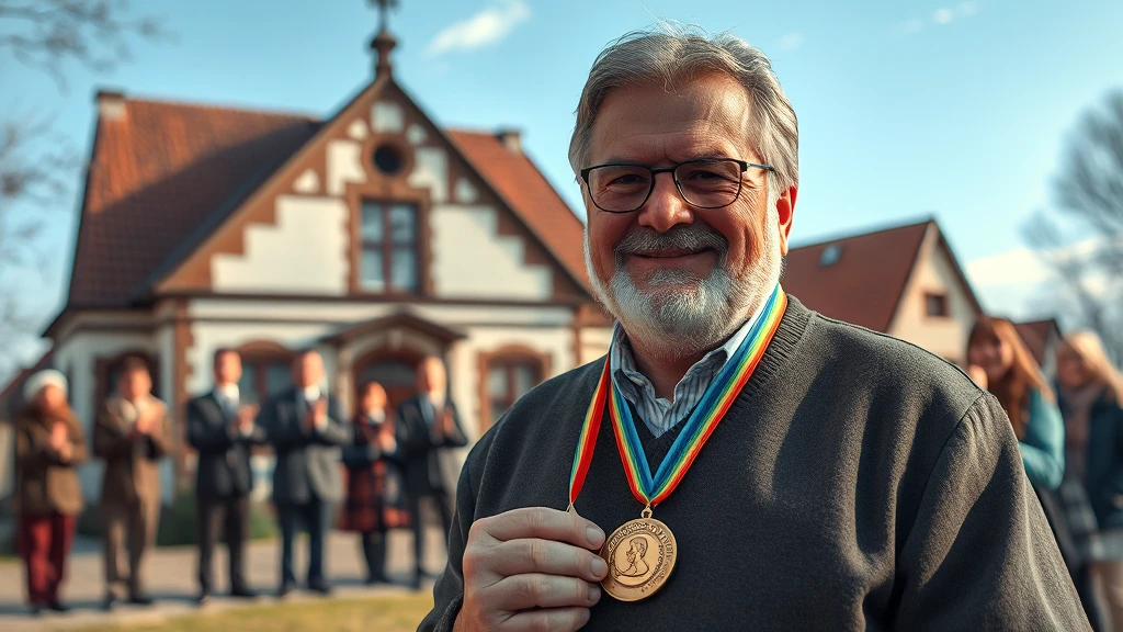Pedagog z Pęcic z Brązowym Krzyżem Zasługi! Doceniono jego pasję i zaangażowanie
