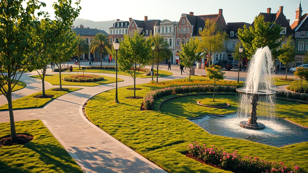 Nadarzyn zyskuje nowe serce: Otwarto zielony pasaż przy Rynku!