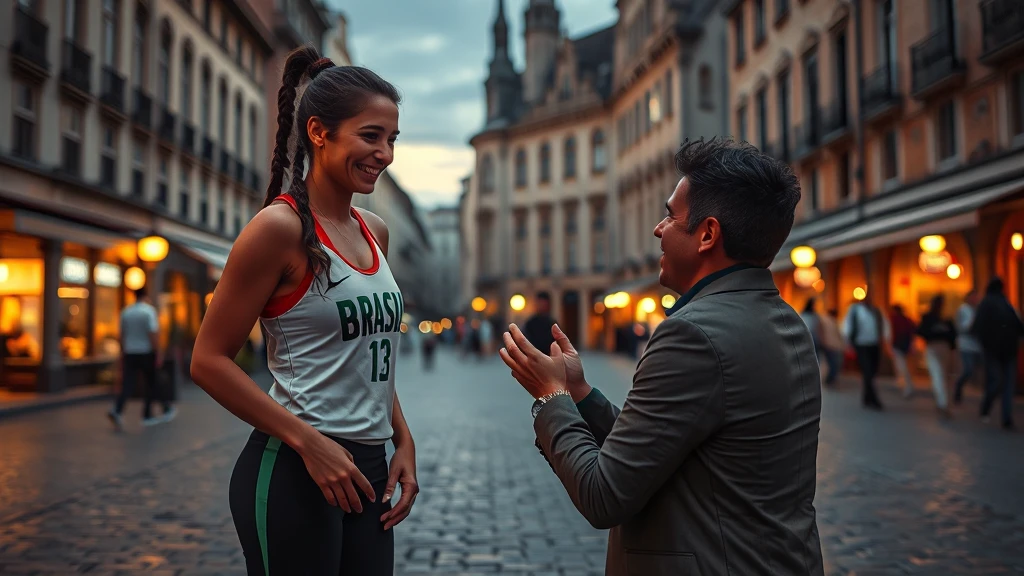 Piękna chwila na Rynku! Mistrzyni sportu powiedziała "TAK" po zawodach w Toruniu!