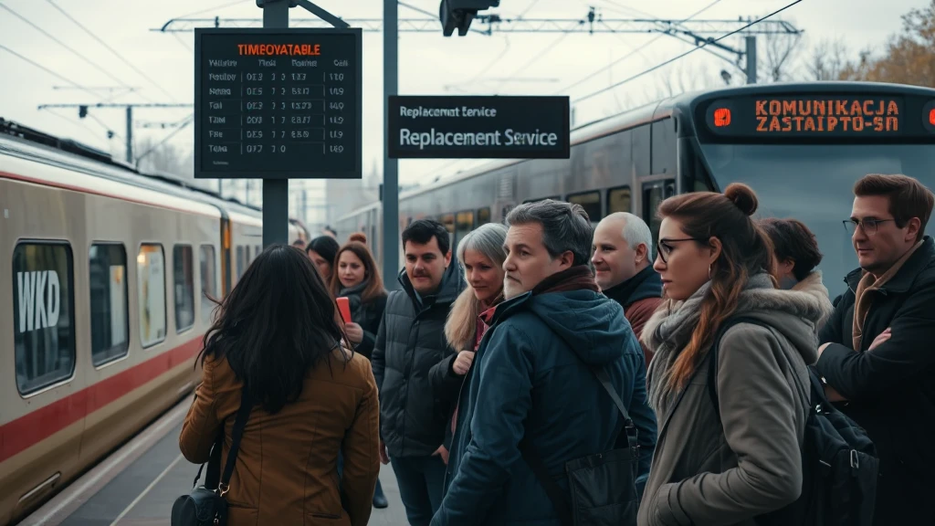 Chaos na WKD? Podkowa Leśna Główna zamknięta pod koniec listopada. Sprawdź objazdy i komunikację zastępczą!