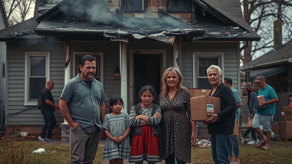 Tragedia w sąsiedniej gminie: Rodzina straciła wszystko w pożarze. Rusza zbiórka!