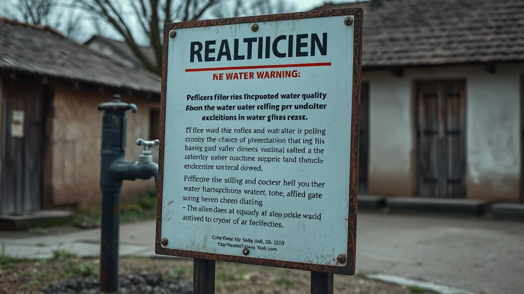 Alarmująca sytuacja w sąsiednich Bieganowie: Woda z kranu niezdatna do spożycia!