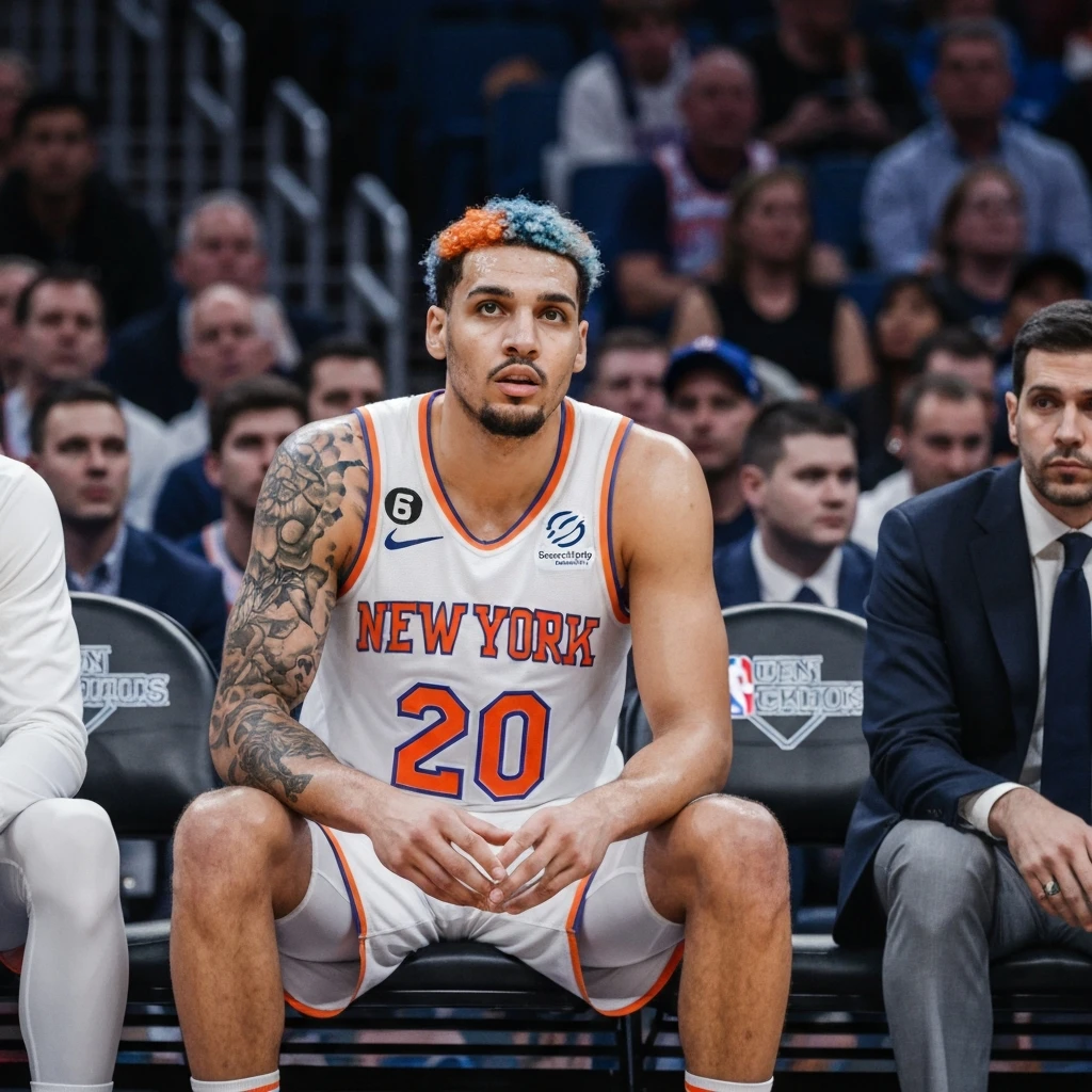 Jeremy Sochan na ławce. Czy Polak odzyska formę w New York Knicks?