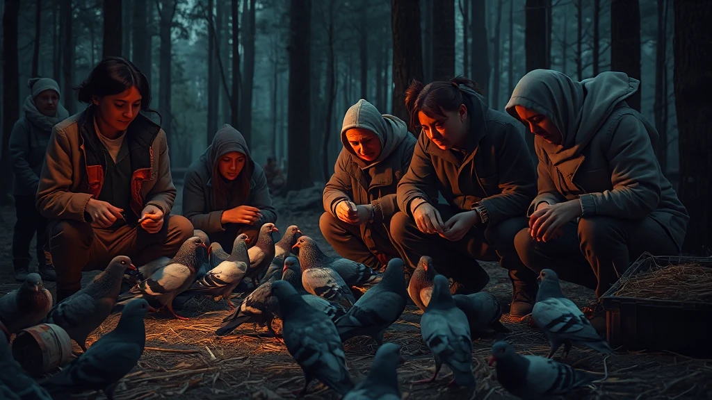 Makabra w lesie pod Nadarzynem. Porzucono dziesiątki gołębi, cztery znaleziono martwe!