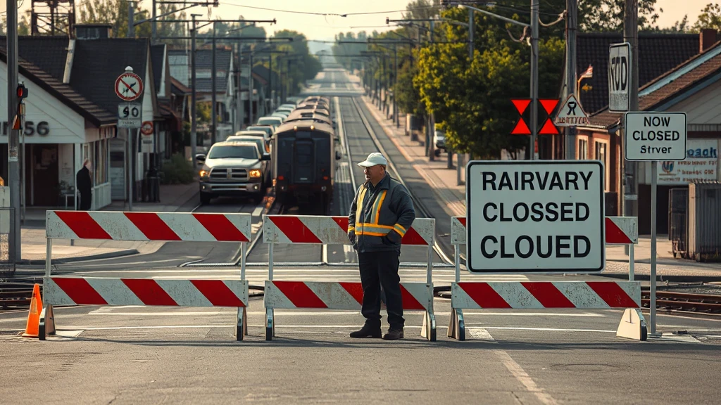 Utrudnienia w Międzyborowie: Awaryjne zamknięcie przejazdu kolejowego