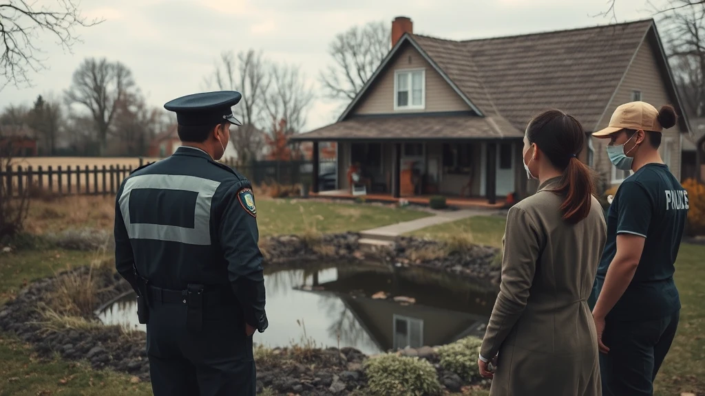 Tragiczne odkrycie w Biskupicach: Starsza kobieta znaleziona w przydomowej sadzawce, prokuratura bada okoliczności