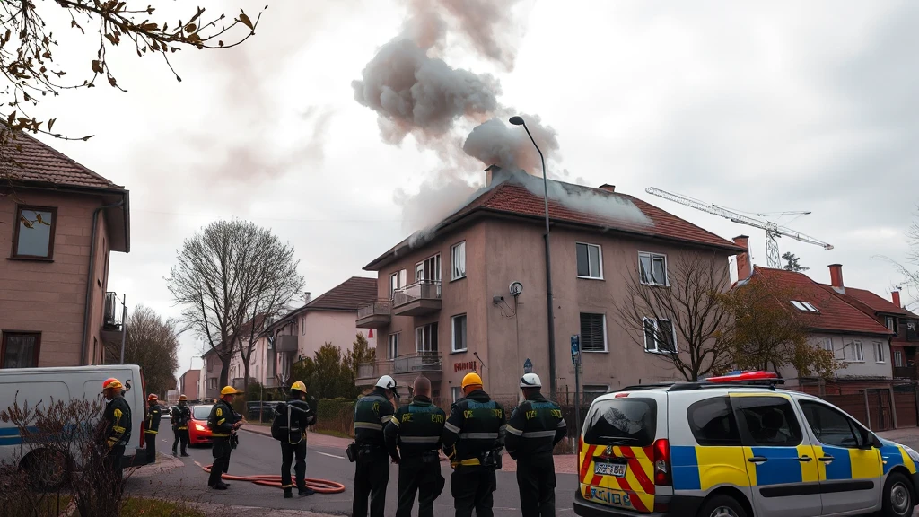 Pożar przy Kochanowskiego w Milanówku: Strażacy opanowali ogień, ewakuowano kilka osób