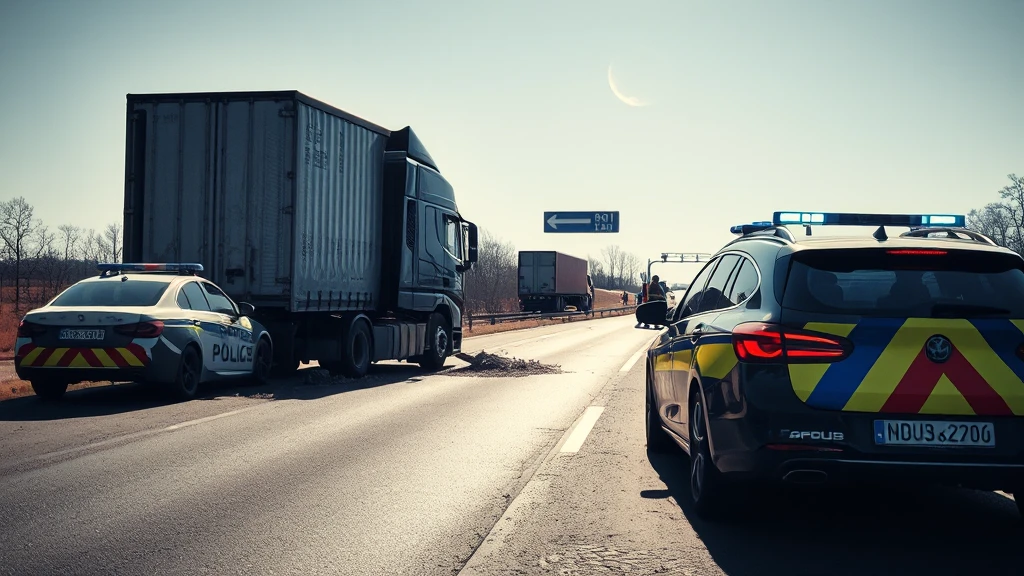 Dwie ciężarówki zderzyły się na S8. Ogromne korki pod Zduńską Wolą