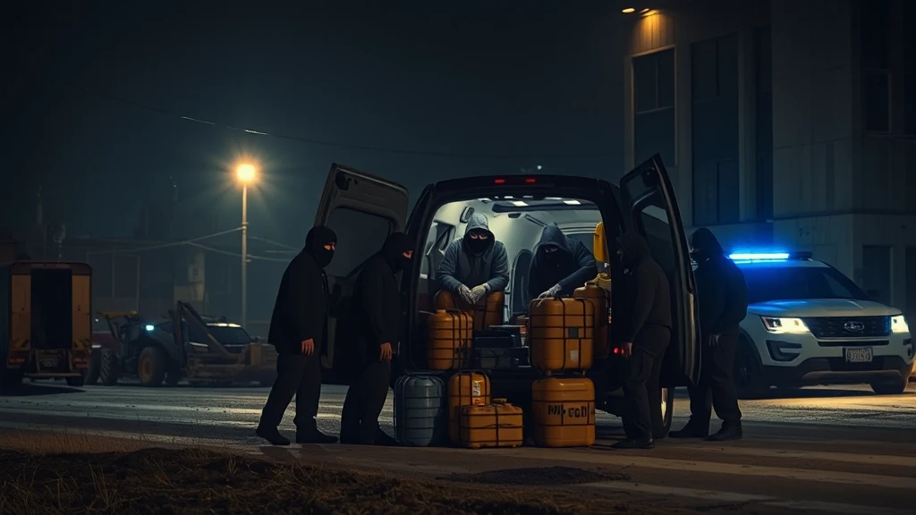 Zuchwałe kradzieże na budowach w Małopolsce i Jaworznie. Policja zatrzymała grupę przestępczą z narkotykami!