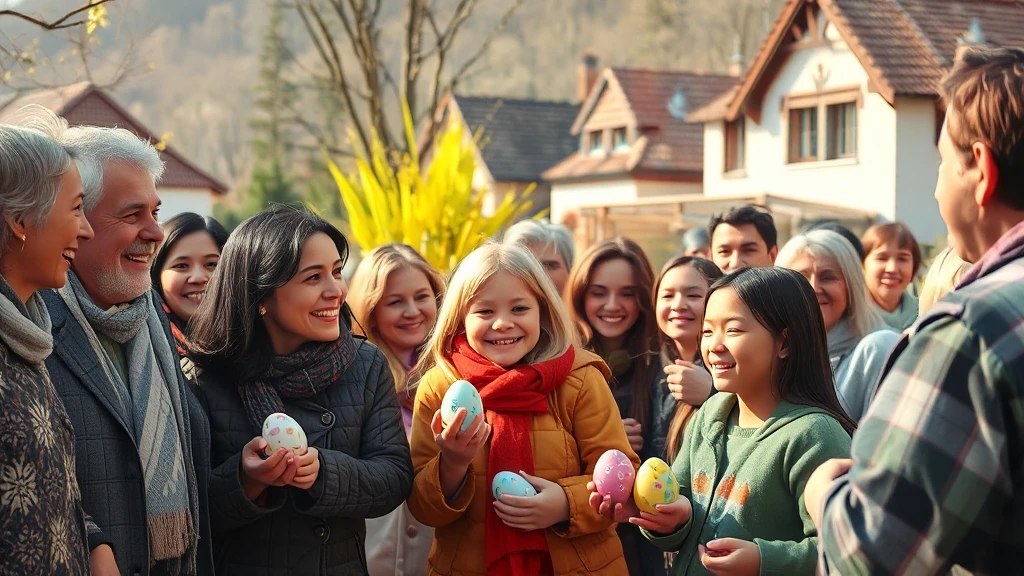 Wielkanocne spotkanie w Starych Kozłowicach: Mieszkańcy świętowali razem!
