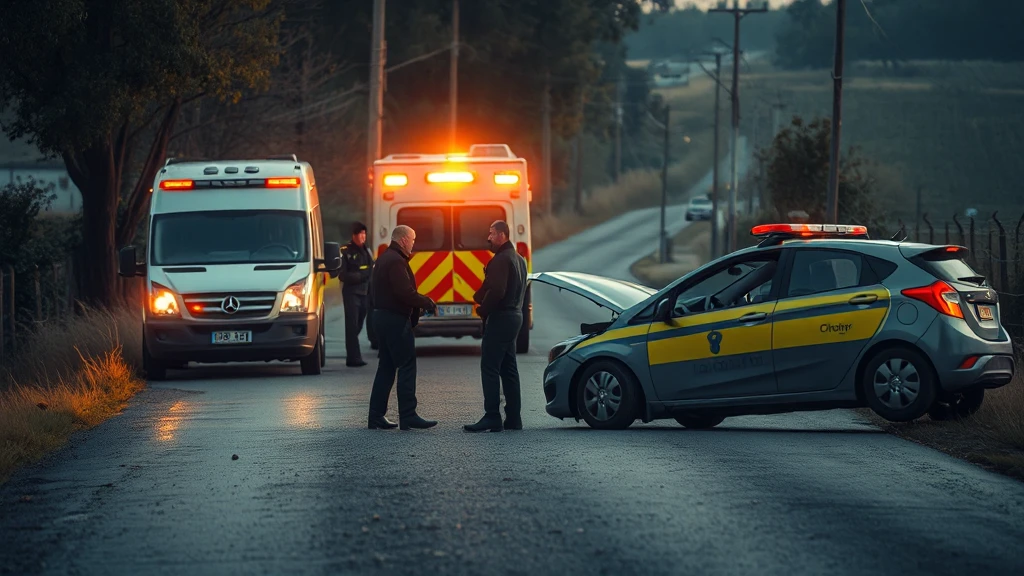 Wypadek w Żelazowej Woli: Kierowca trafił do szpitala. Policja szuka świadków.