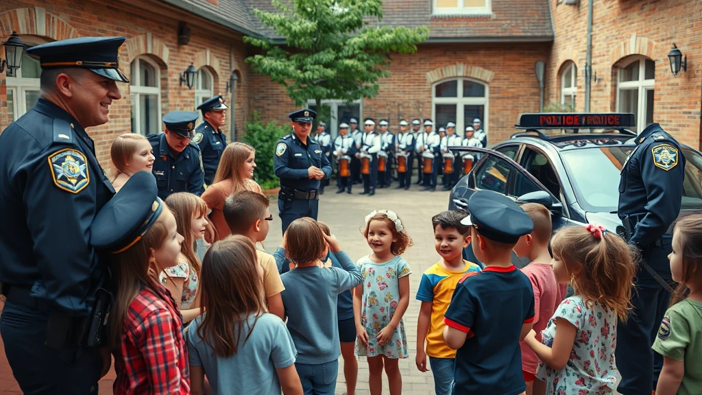 Baśniowa Noc w Będzinie: Dzieci poznały pracę policjantów i rozkoszowały się muzyką
