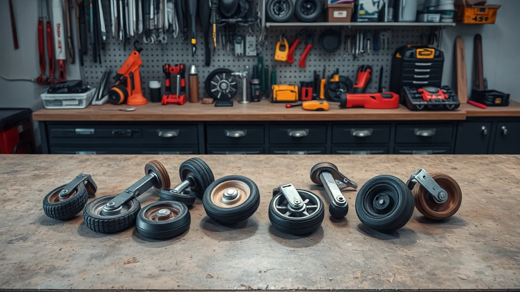 Koła do wózków warsztatowych – jak wybrać idealne rozwiązanie do przydomowego garażu?