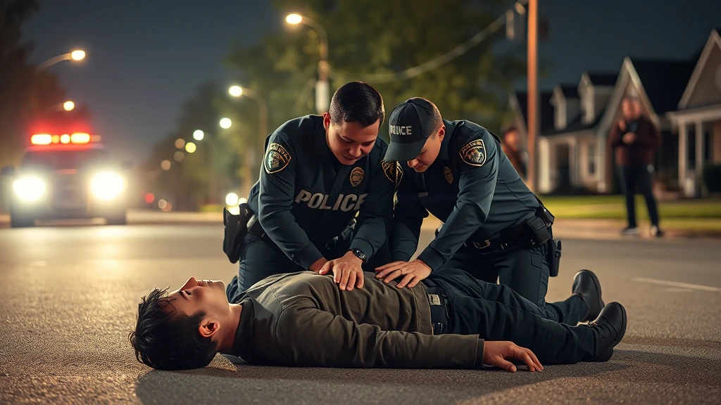 Sekundy decydowały o życiu! Dzielnicowi z Grodziska Mazowieckiego uratowali 20-latka