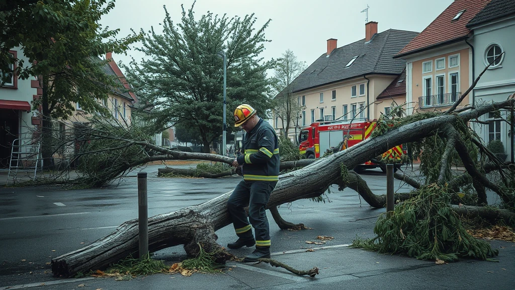 Brwinów na Celowniku Wichury: Strażacy OSP w Akcji Ratunkowej po Nawałnicy!