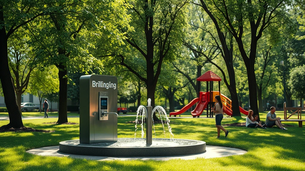 Park Skarbków w Grodzisku Mazowieckim zyskał nową atrakcję – pierwszy zdrój wody pitnej!